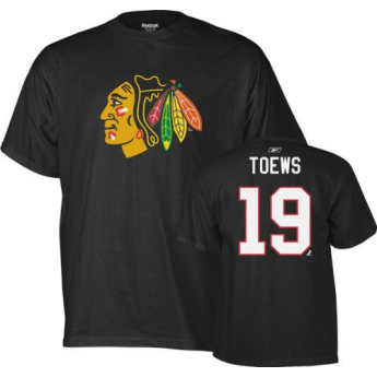Chicago Blackhawks pánské tričko black Jonathan Toews