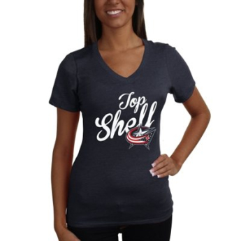 Columbus Blue Jackets dámské tričko Shelf Tri-Blend