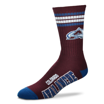 Colorado Avalanche dětské ponožky 4 Stripes Crew
