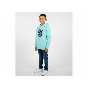 Seattle Kraken dětská mikina s kapucí Prime Logo Pullover Fleece