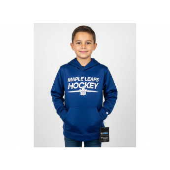 Toronto Maple Leafs dětská mikina s kapucí Authentic Pro Hoodie Po Hood