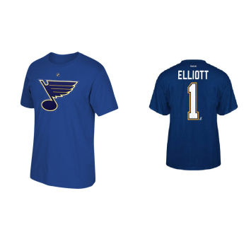 St. Louis Blues pánské tričko #1 Brian Elliott blue