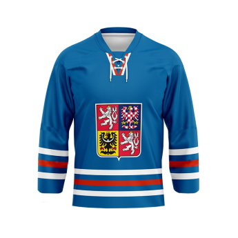Hokejové reprezentace hokejový dres Czech Republic 2023/2024 CCM Fandres replica - blue