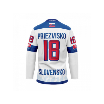 Hokejové reprezentace hokejový dres Slovakia Juraj Slafkovský #20 CCM Hockey fan white