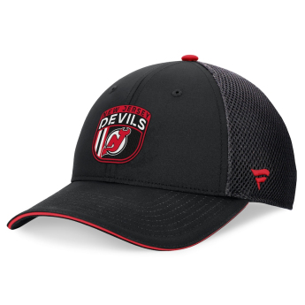 New Jersey Devils čepice baseballová kšiltovka 2024 Draft NHL On Stage Trucker Adjustable Hat
