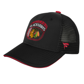 Chicago Blackhawks dětská čepice baseballová kšiltovka 2024 Draft NHL On Stage Trucker Adjustable Hat