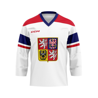 Hokejové reprezentace hokejový dres Dominik Kubalík #81 2024 CCM Fandres replica white