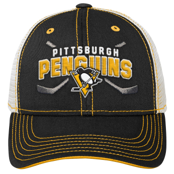 Pittsburgh Penguins dětská čepice baseballová kšiltovka Lockup Meshback Adjustable