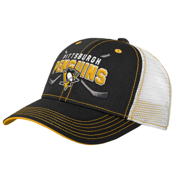 Pittsburgh Penguins dětská čepice baseballová kšiltovka Lockup Meshback Adjustable