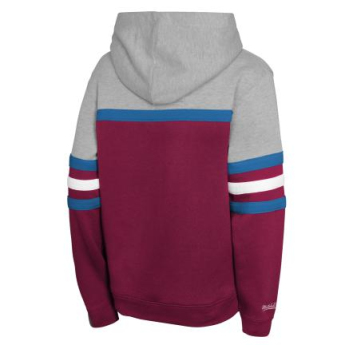 Colorado Avalanche dětská mikina s kapucí Head Coach Hoody