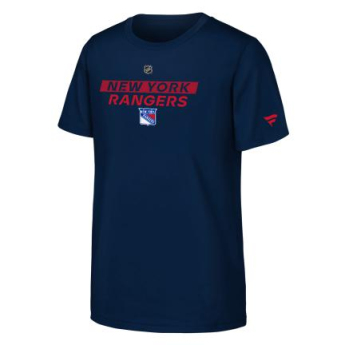 New York Rangers dětské tričko Apro Wordmark Ss navy