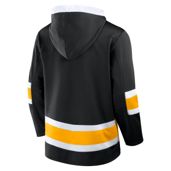 Boston Bruins pánská mikina s kapucí Mens Laced Hockey