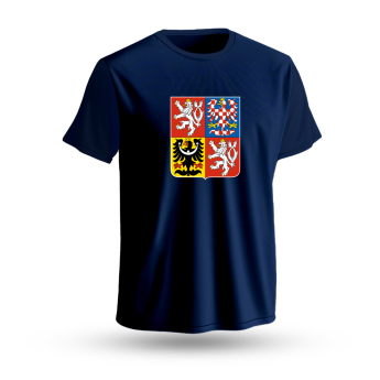 Hokejové reprezentace dětské tričko Czech Republic National Emblem 2025 navy