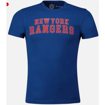 New York Rangers pánské tričko Graphic Workmark blue