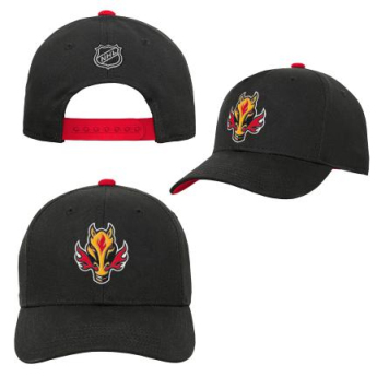 Calgary Flames dětská čepice baseballová kšiltovka 3Rd Jersey Precurved Snap