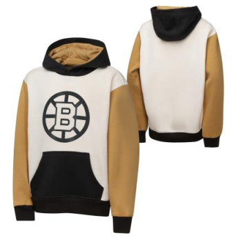 Boston Bruins dětská mikina s kapucí Color Blocked Flc Hd