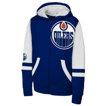 Edmonton Oilers dětská mikina s kapucí Face Off Fz Flc Hd