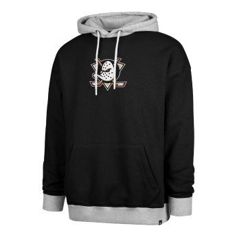 Anaheim Ducks pánská mikina s kapucí 47 Patch Drop Shoulder Hood black