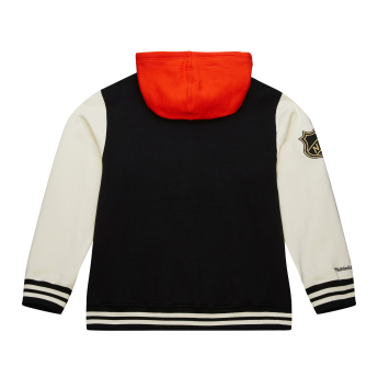 Anaheim Ducks pánská mikina s kapucí Courtside Fleece Button Front Current Logo