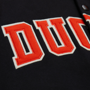 Anaheim Ducks pánská mikina s kapucí Courtside Fleece Button Front Current Logo