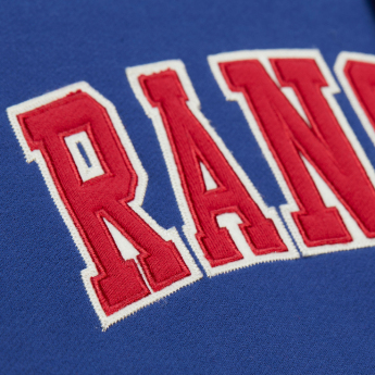 New York Rangers pánská mikina s kapucí Courtside Fleece Button Front Vintage Logo