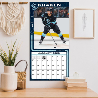 Seattle Kraken kalendář 2026 Wall