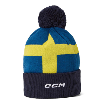 Hokejové reprezentace zimní čepice Sweden Pom Flag