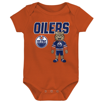 Edmonton Oilers dětské body Littlest Player 3Pk Creeper Se