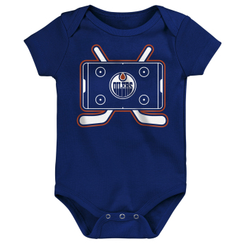 Edmonton Oilers dětské body Littlest Player 3Pk Creeper Se