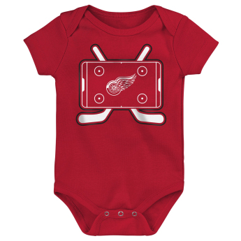 Detroit Red Wings dětské body Littlest Player 3Pk Creeper Se
