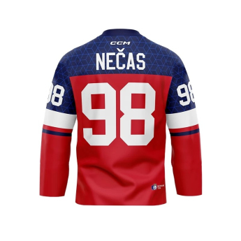 Hokejové reprezentace hokejový dres Czech republic Olymp 2026 Martin Nečas red
