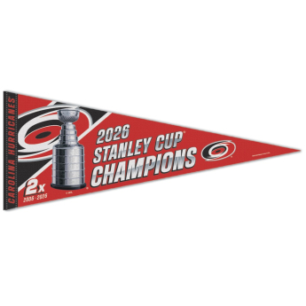 Carolina Hurricanes vlajka NHL 2026 Stanley Cup Champions Locker Room On-Ice Premium