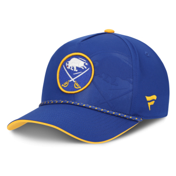 Buffalo Sabres čepice baseballová kšiltovka NHL Fanatics Royal On Stage Podium Draft A-Frame Adjustable