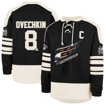Washington Capitals pánská mikina NHL ´47 Black Player Name & Number Sweep Check