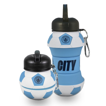 Manchester City láhev na pití Collapsible Football Drinks Bottle