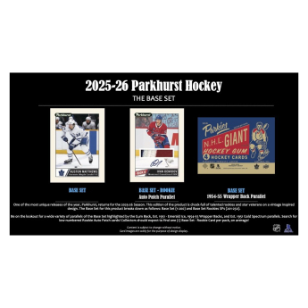 NHL produkty hokejové karty NHL 2025-26 Upper Deck Parkhurst Hockey Hobby box
