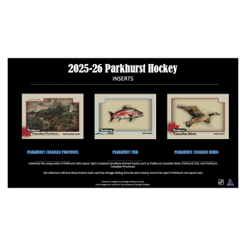 NHL produkty hokejové karty NHL 2025-26 Upper Deck Parkhurst Hockey Hobby box
