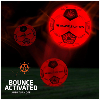 Newcastle United míč LED Glow Football