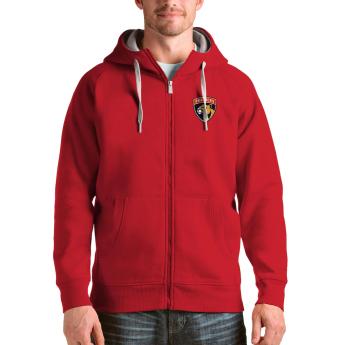 Florida Panthers pánská mikina s kapucí Antigua Logo Victory Full-Zip red