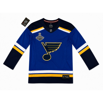 St. Louis Blues dětský hokejový dres NHL Premier Home Stanley Cup Champions 2019 Patch