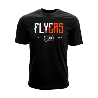 Philadelphia Flyers pánské tričko NHL Levelwear Splitter black