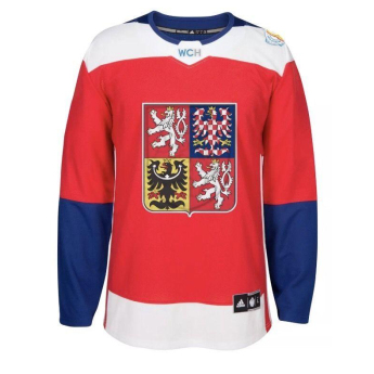 Hokejové reprezentace hokejový dres Czech republic Adidas World Cup 2016 Authentic Jersey red