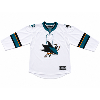 San Jose Sharks dětský hokejový dres NHL Premier White Away Laces