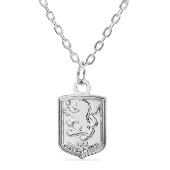 Aston Villa řetízek na krk s přívěškem Silver Plated Boxed Pendant CR