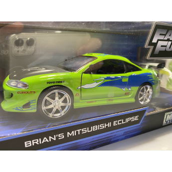 Modely aut a motorek model 1/24 Fast & Furious Mitsubishi Eclipse 1977 - Brian´s