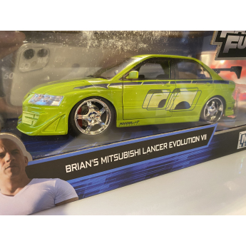 Modely aut a motorek model 1/24 Fast & Furious Mitsubishi Lancer - Brians