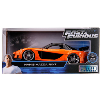 Modely aut a motorek model 1/24 Fast & Furious Mazda RX-7 Tokyo Drift