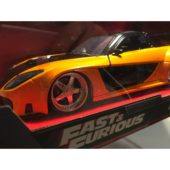 Modely aut a motorek model 1/24 Fast & Furious Mazda RX-7 Tokyo Drift