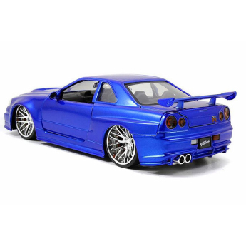 Modely aut a motorek model 1/24 Fast & Furious Nissan Skyline GT-R34 - Brian´s