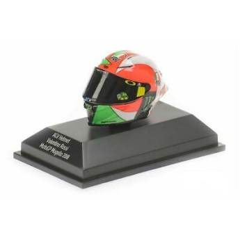 Modely aut a motorek model přilby 1/8 Valentino Rossi MotoGP Mugello 2018